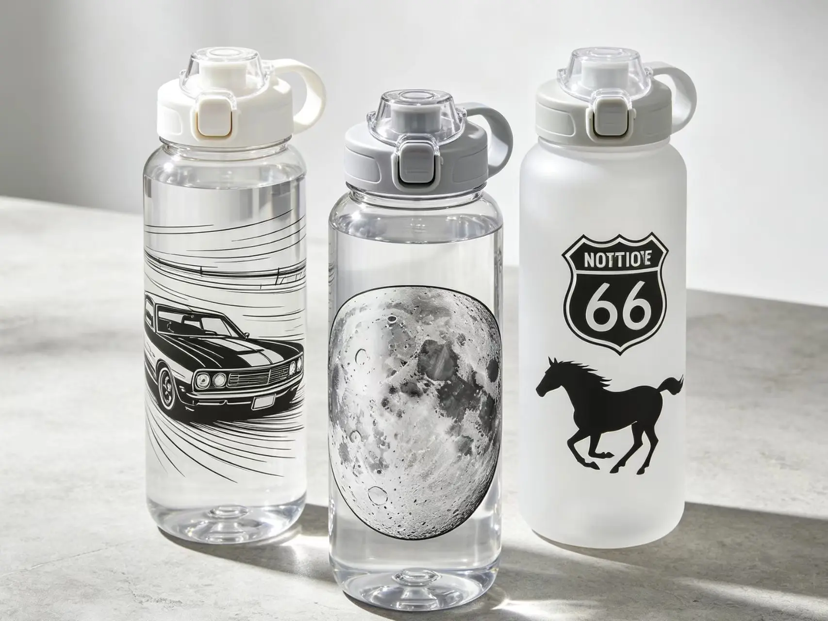 High-speed cylindrical printing on thermos cups and bottles